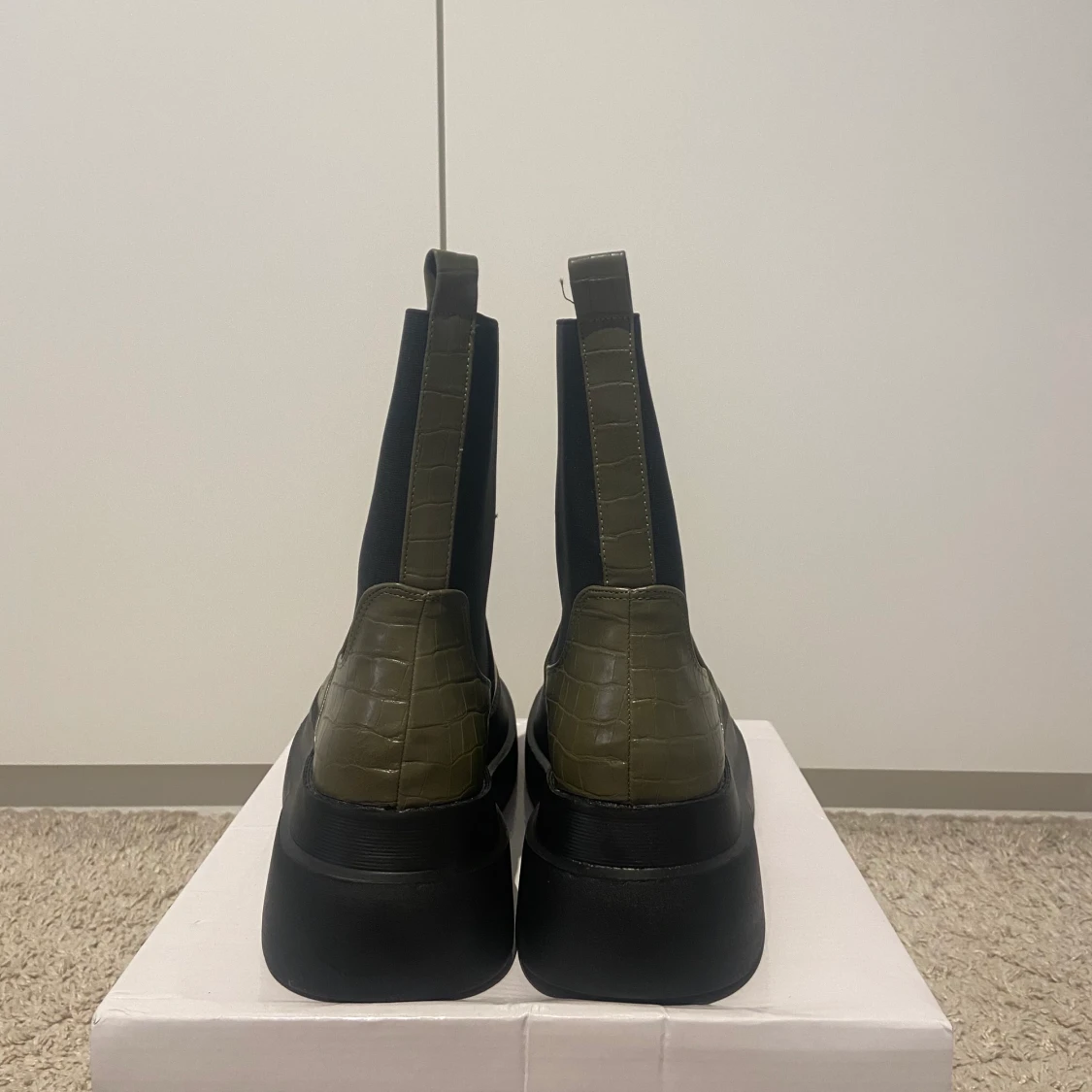 Gröna chunky boots - 90