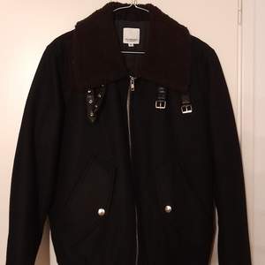 The jacket is in semi new condition.