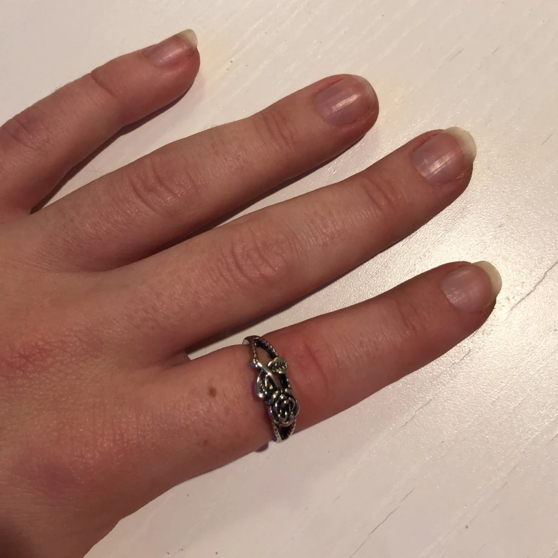 2 st silverringar  - 90