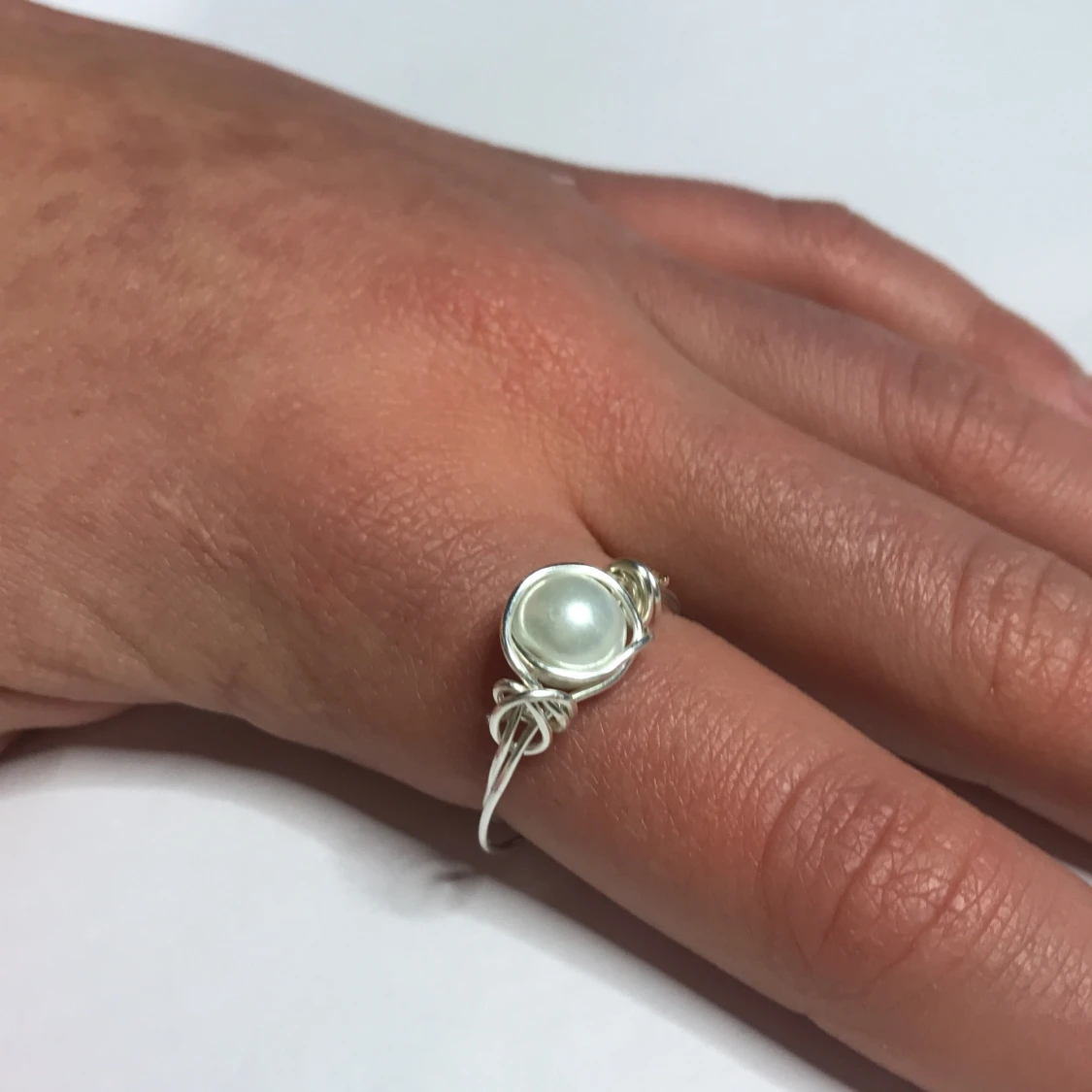 Pärl ring - 90