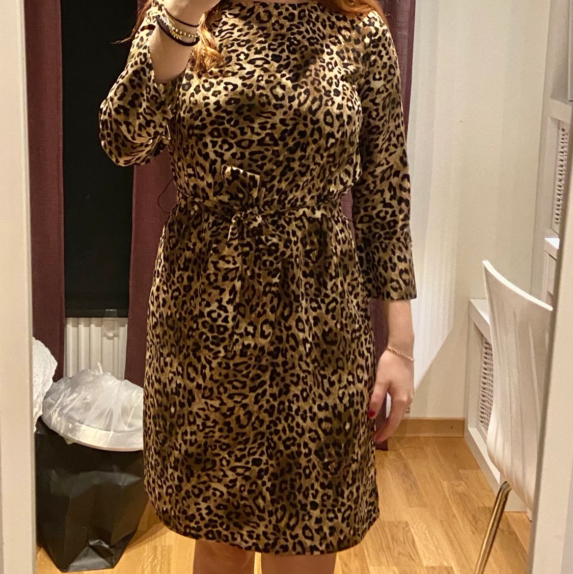 Leopardklänning