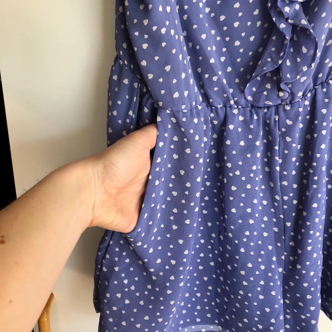 H&M byxdress strl 38 blå - 90