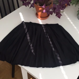  - Plisserad kjol från H&M, står 42 i strl, skulle säga att de mer är en medium. 