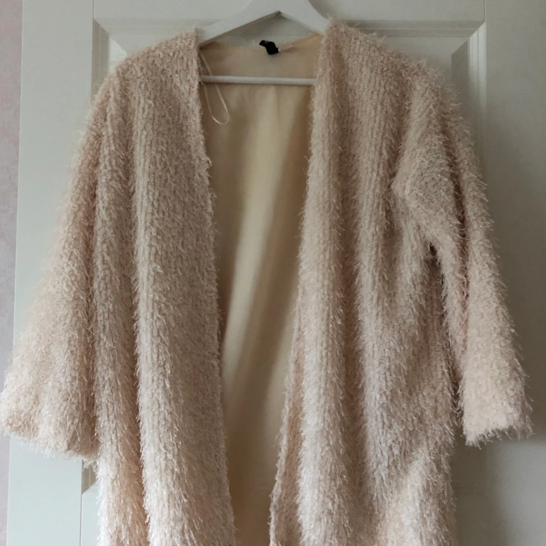 Fejk päls likande kofta