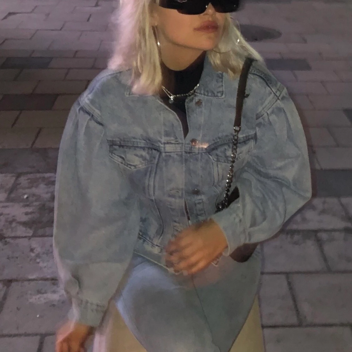 Oversized jeansjacka