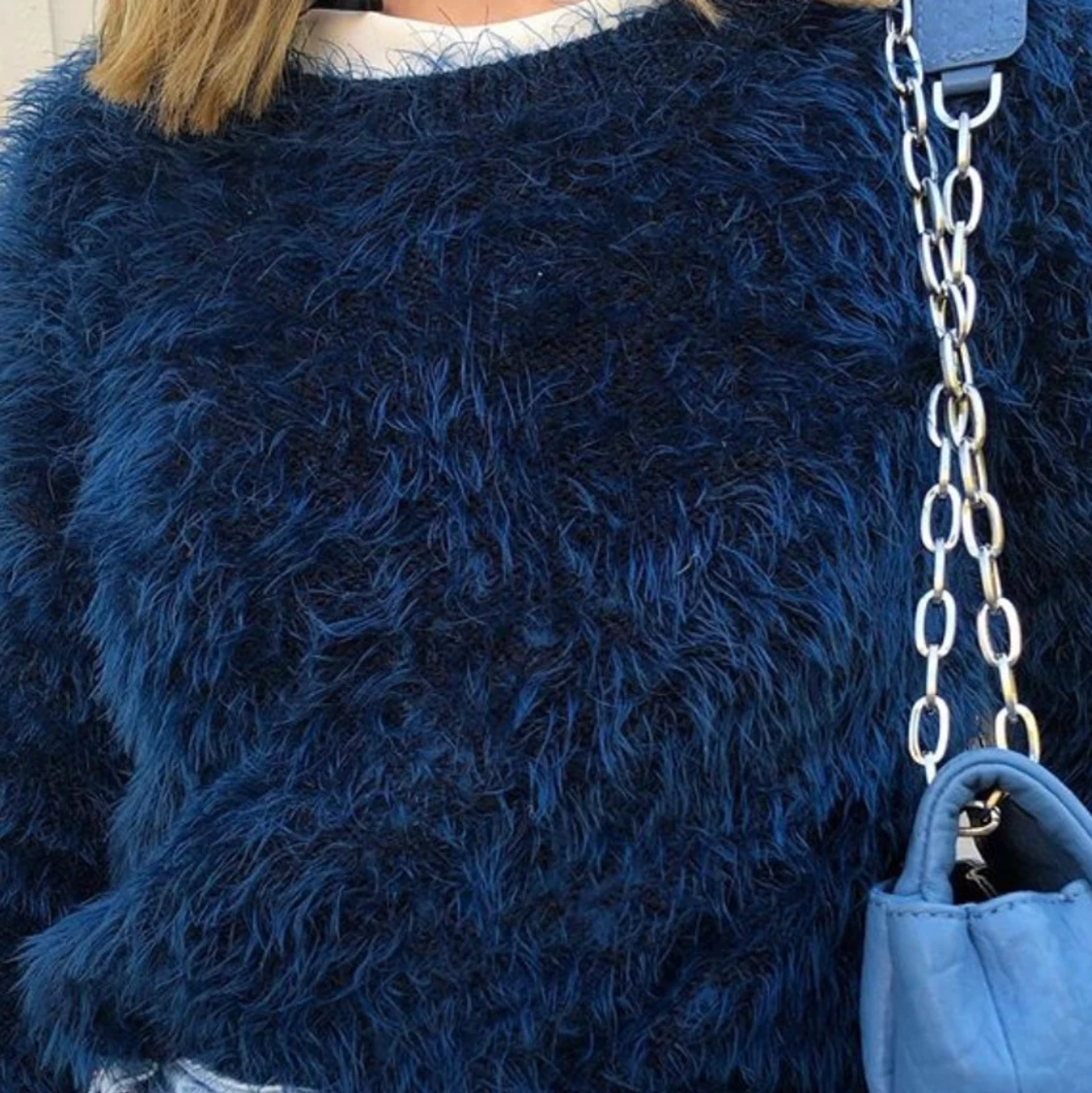 Fluffig sweater från monki i xs-s - 90