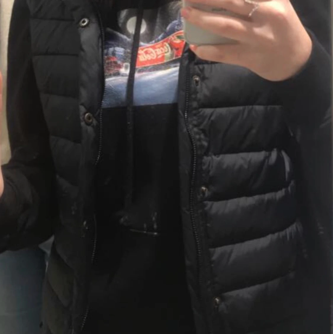 Svart/ mörkblå väst - 90