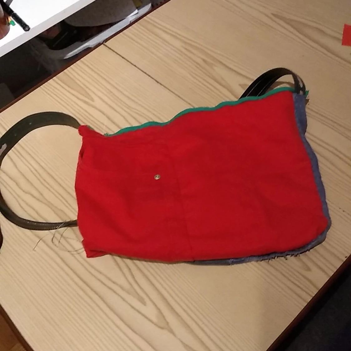 Handsewn upcycled bag