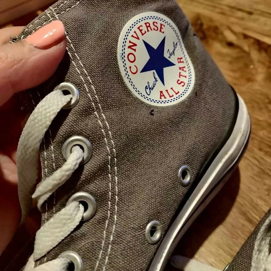 Gråa Converse - 90
