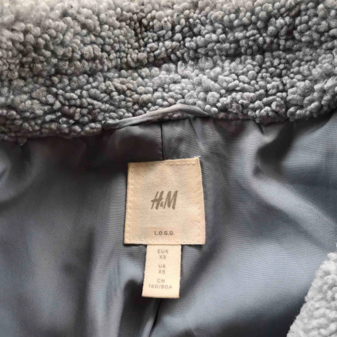 Ljusblå Teddykappa - 91