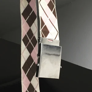 Vintage skärp - Unikt coolt rutigt skärp. Ca 105 cm långt