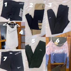 Nike, IcanIWill, Aimn, Pink, Victorias secret - Det mesta är i nyskick. Storlekarna XS-L. 80-200kr plagget. Skriv vilket/vilka du är intresserad av så får du mer info på begäran :) Frakt tillkommer✨🌸 2,5,7 🔴SÅLDA🔴