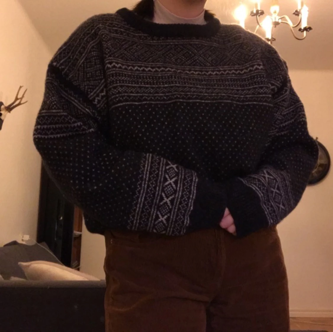 Stickad vintage tröja! - 90