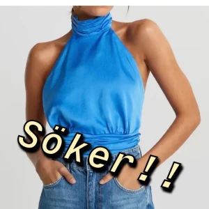 Blå topp Gina  - Söker detta blåa linne från Gina och köper gärna om någon vill sälja! 