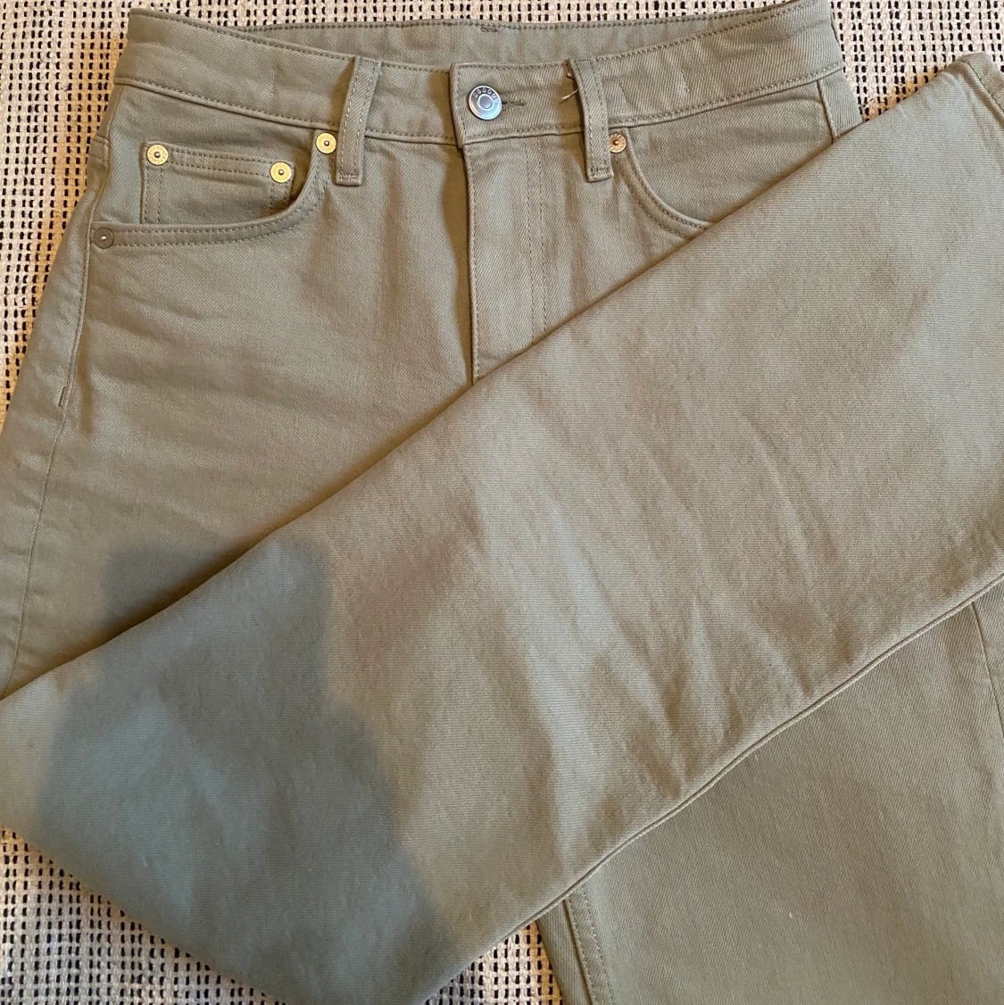 Sage green Jeans  - 90