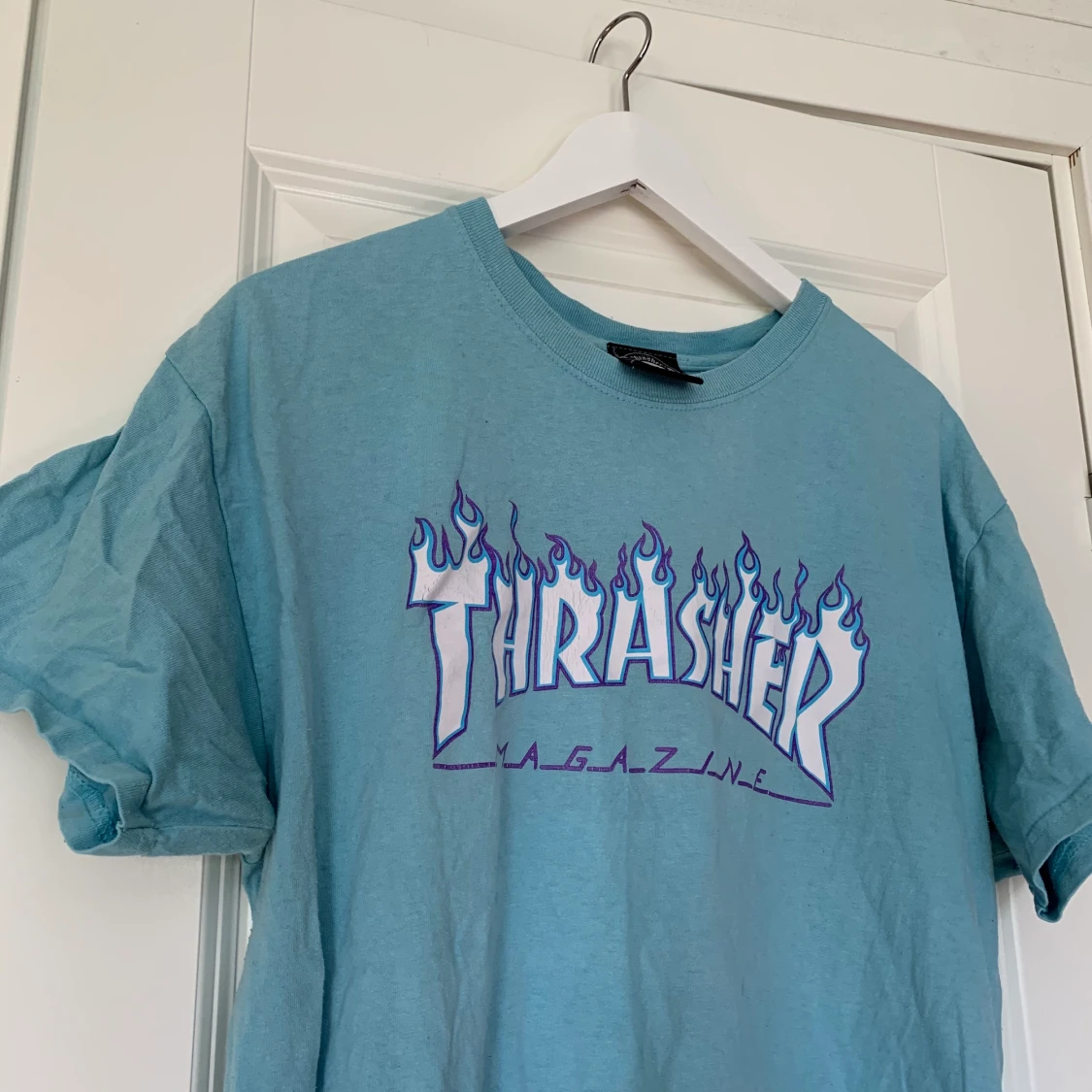Trasher t-shirt ljusblå oversized