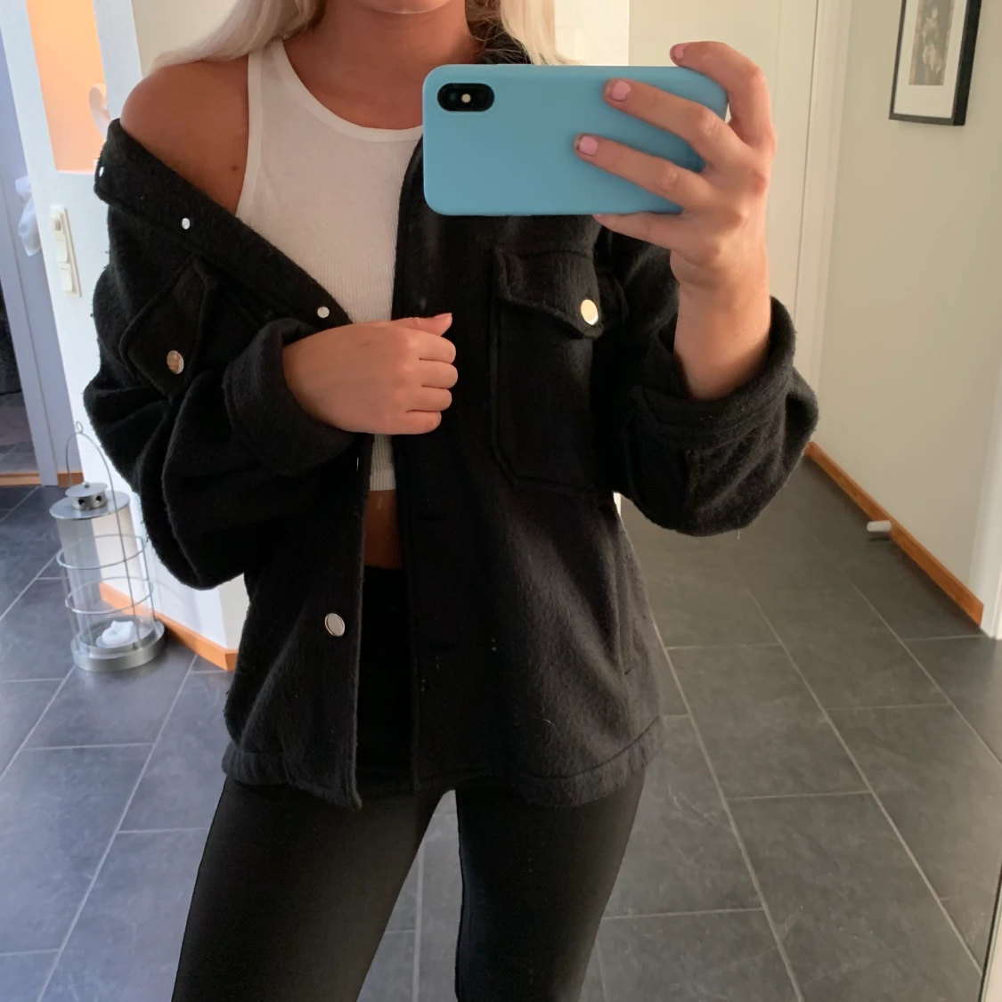 Svart filtjacka  - 91
