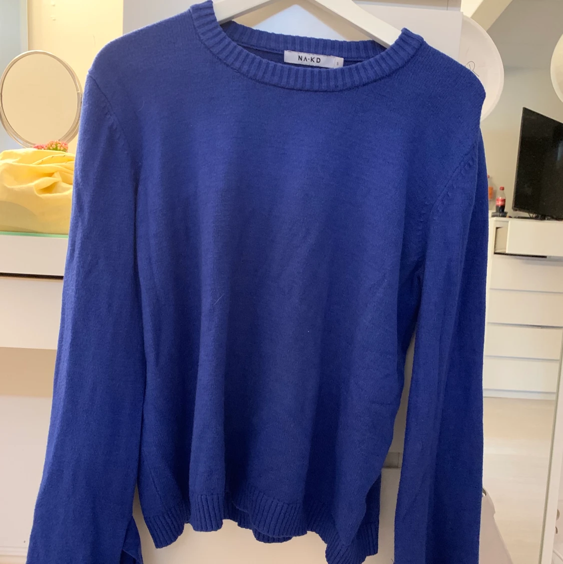 Stickad tröja, S - 90