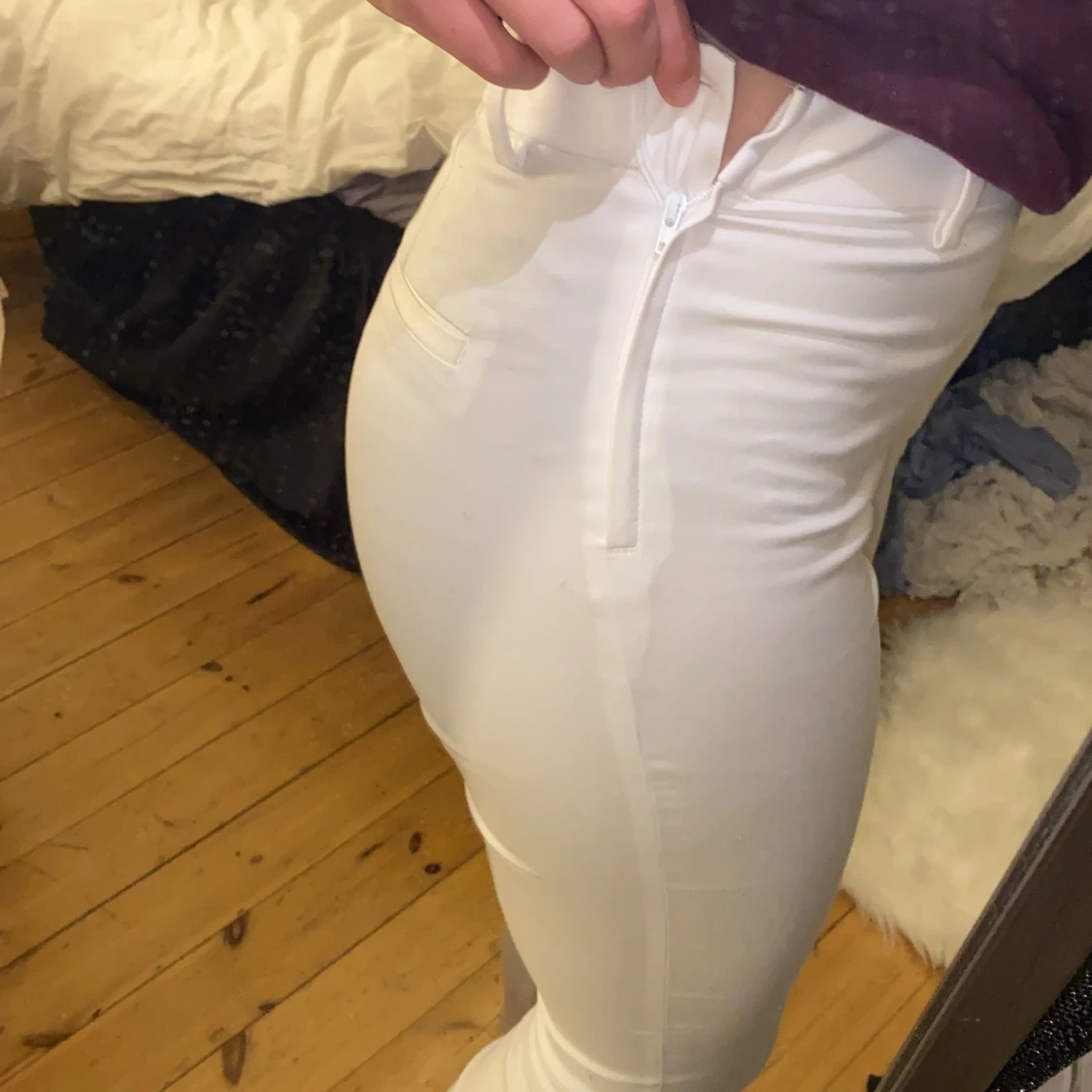 Vita kostymbyxor  - 91