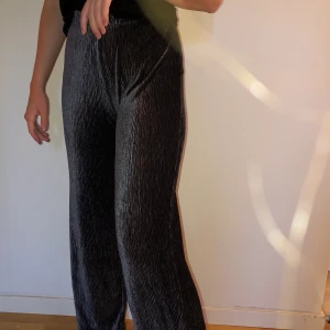 Supercoola silverbrallor - Riktigt snygga silverbrallor i velour materiel! Använda två gånger pga för små i midjan för mig. Jag är 1,69 cm lång 