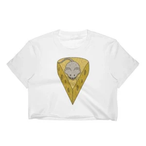  - Crop-Top med riktigt cheesy tryck.. Finns även i svart.