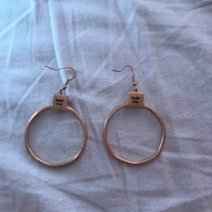  - jättefina örhängen i roséguld, aldrig använda 