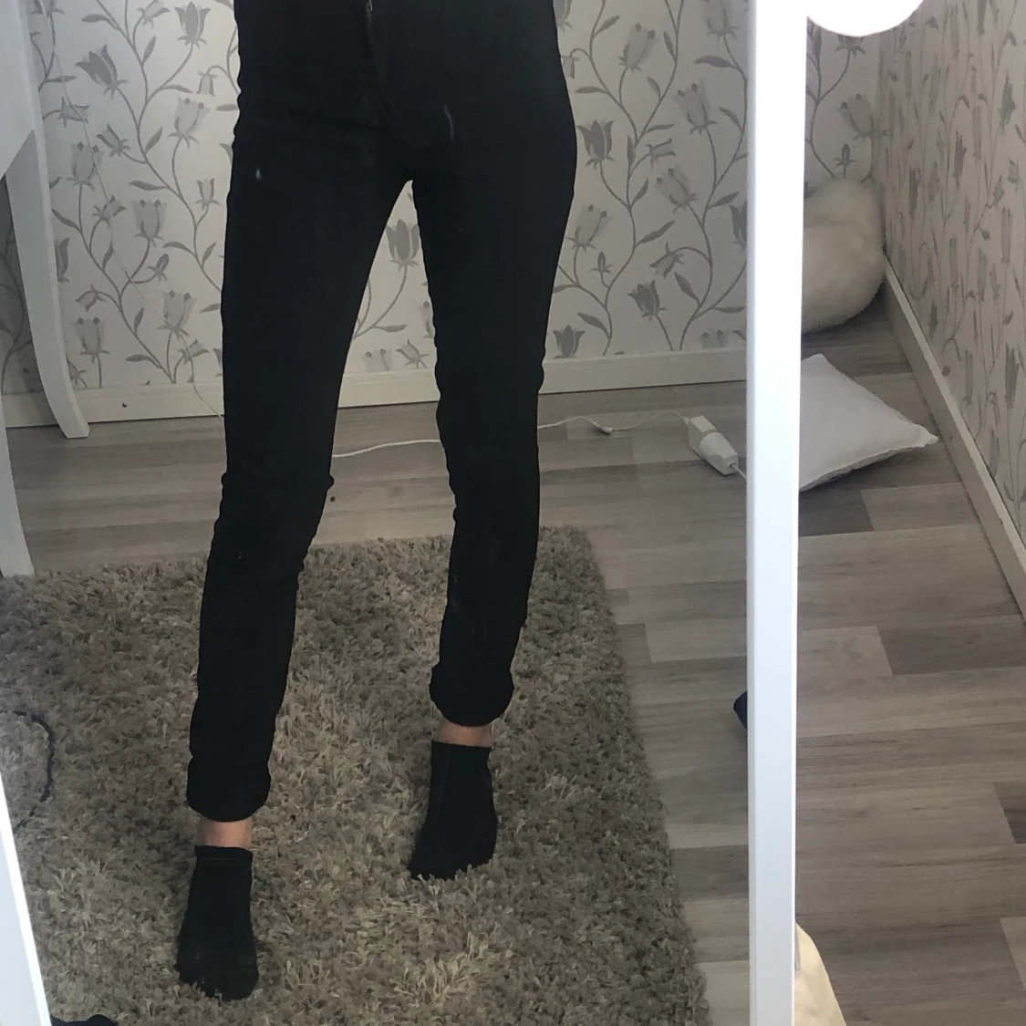 Svarta jeans/jeggings - 90