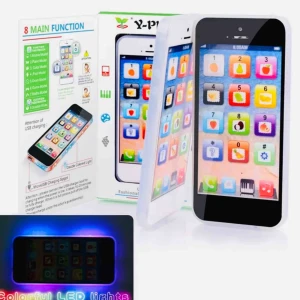  - Ny PLOMBERAD  LED IPHONE LEKSAK  LEK & LÄR MOBILTELEFON. barn /1,4 år>. Vill du ha din egna smartphone mobil ifred ? Passar denna utmärkt. *Bjuder på portot. *Ny inplastad. * Snabb leveranstid :1-3 vardagar 