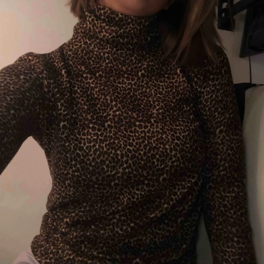 Leopard tröja från Zara. inte använd mycket, så den är i fint skick! . Tröjor & Koftor.