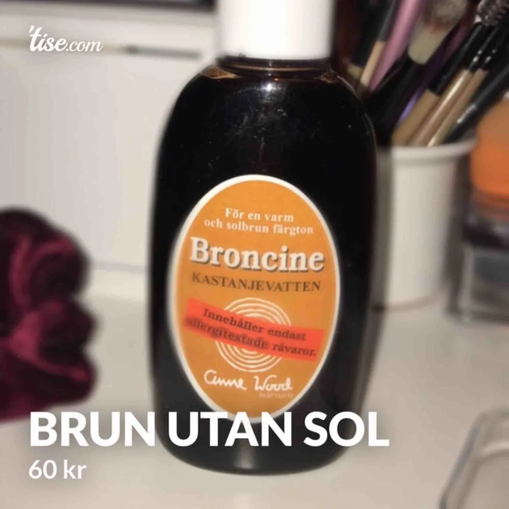 En perfekt brun utan sol som man lätt tvättar av och smörjer in igen! Perfekt för vintern! Den är inte använd utan bara testad! ❤️ 130ml. Övrigt.
