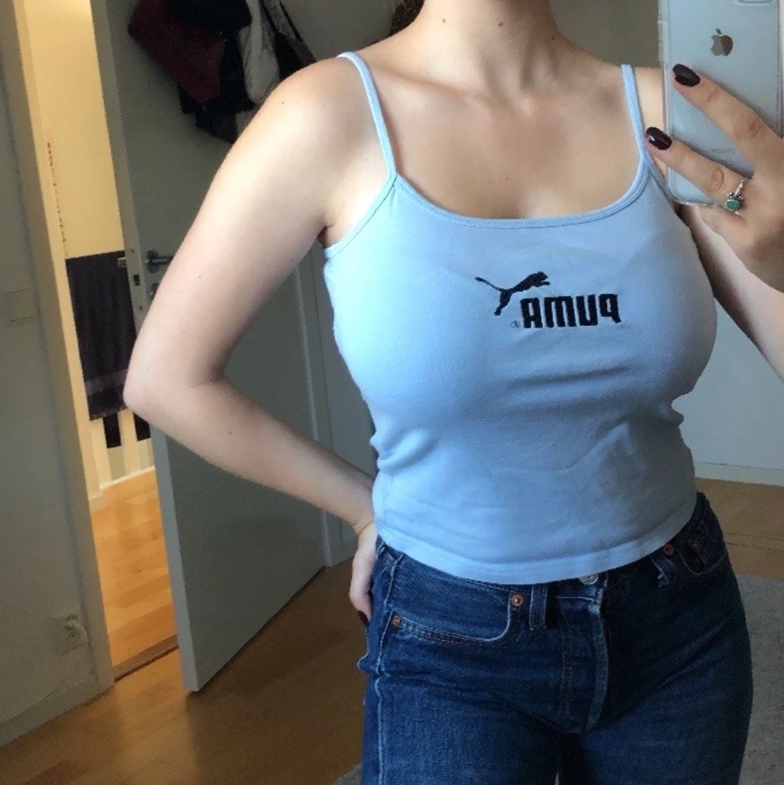 Blåt linne från puma