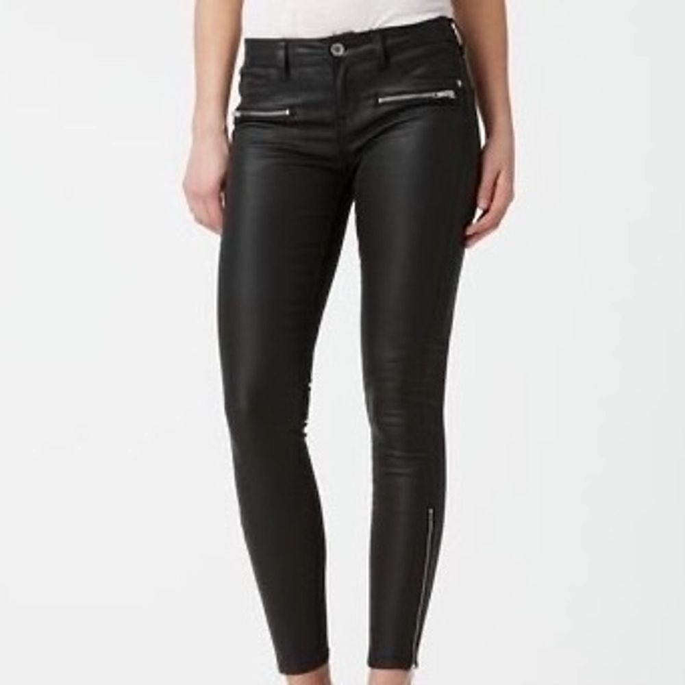 Elly Coated Zip Jeans | Plick Second Hand