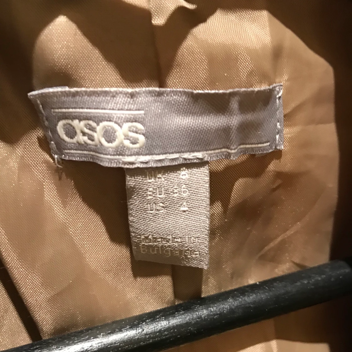 Oversized kavaj/blazer i beige - 91