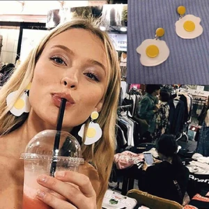 Äggörhängen  - Superfina örhängen, aldrig använda. 