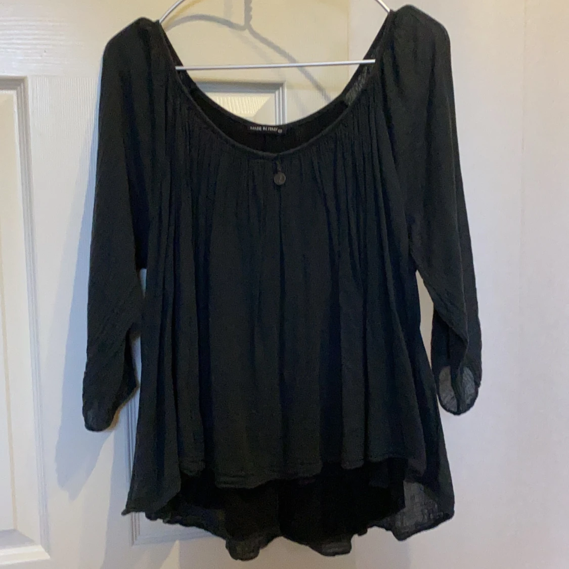 Marinblå / svart blus