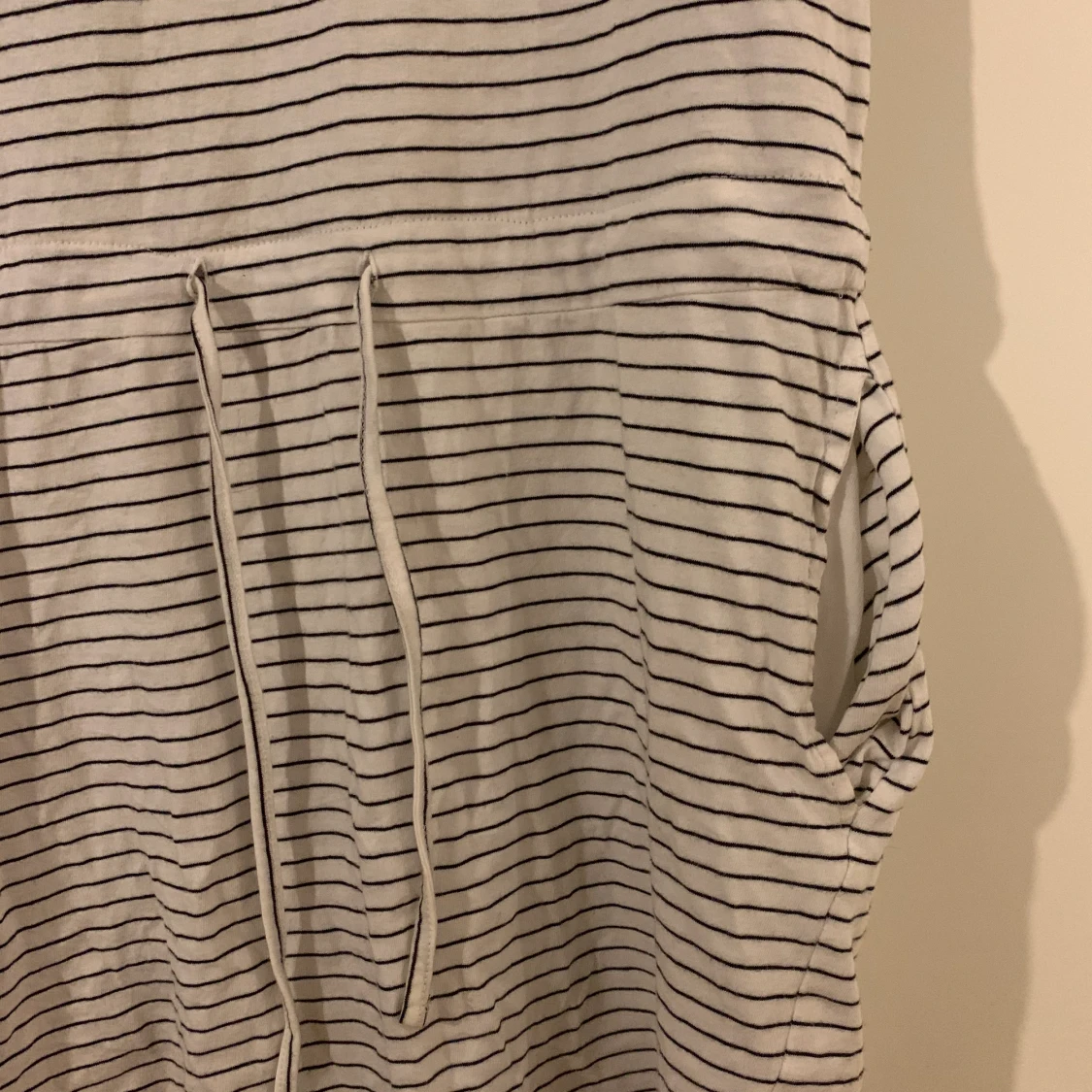 Vit/svart randig klänning - vero Moda - xs - 90