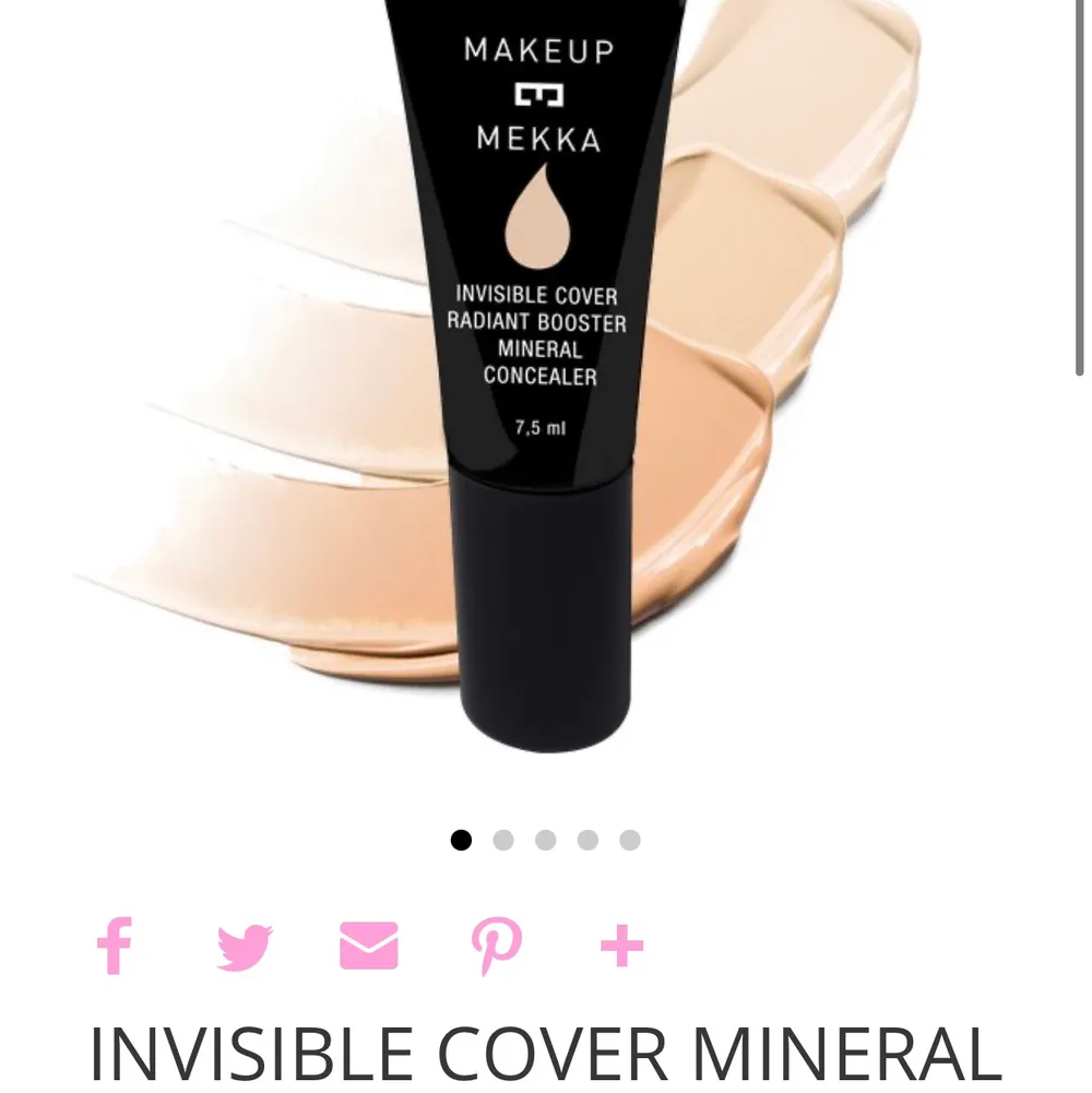 Helt nu concealer från makeup Mekka i färgen light. 7,5ml. Nypris är 99kr, säljes för 30kr + frakt. Övrigt.