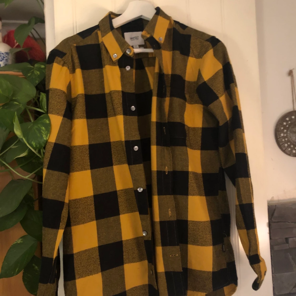 Flannel skjorta storlek M för kvinnor storlek S för män 