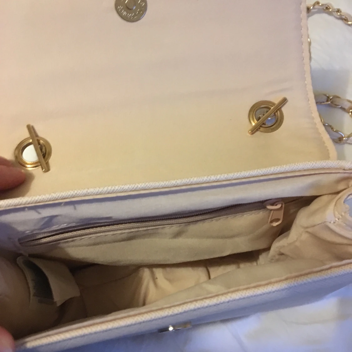 Ljusbeige väska - 91