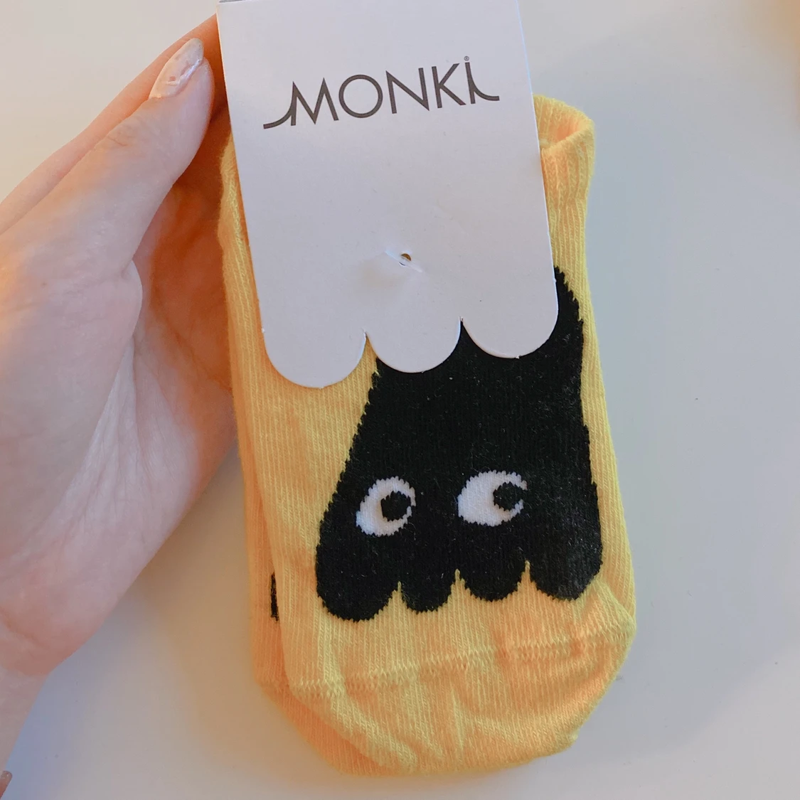 ✨💛 söta gula monki ankelstrumpor! 💛✨