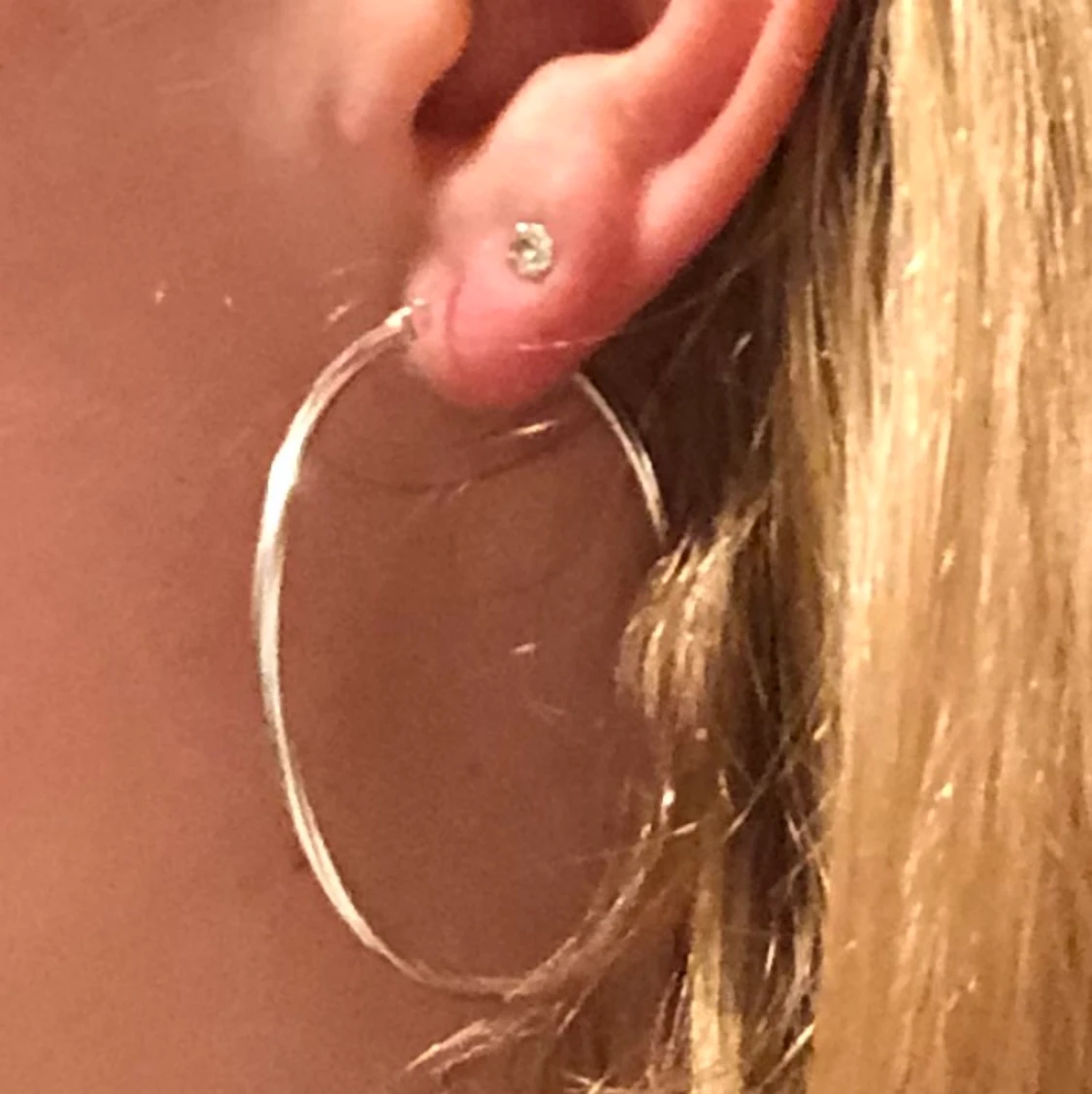 Äkta silver-örhängen!🤩