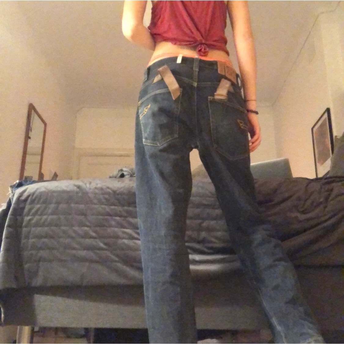 Baggy jeans lågmidjade