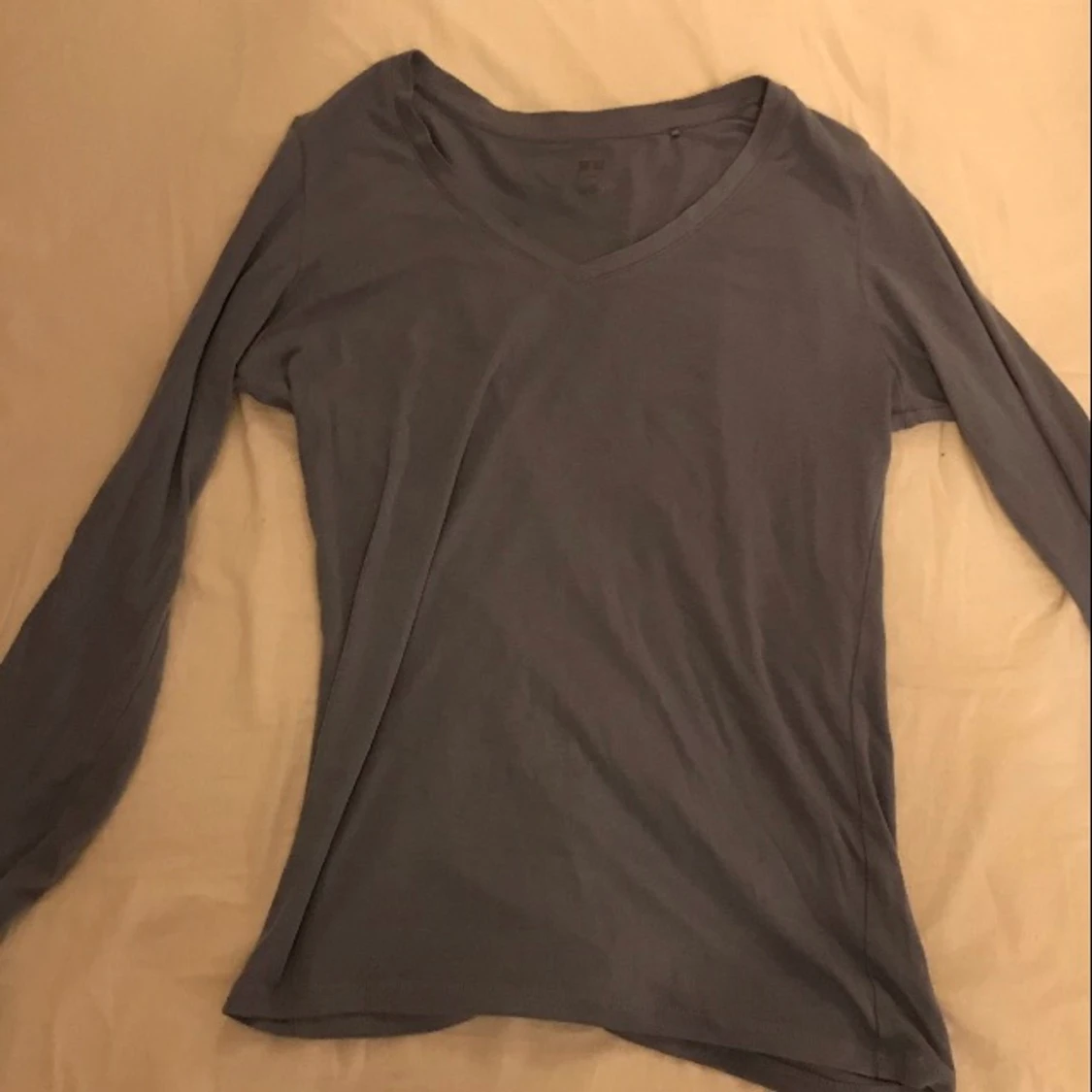 blå långärmad tröja - 90