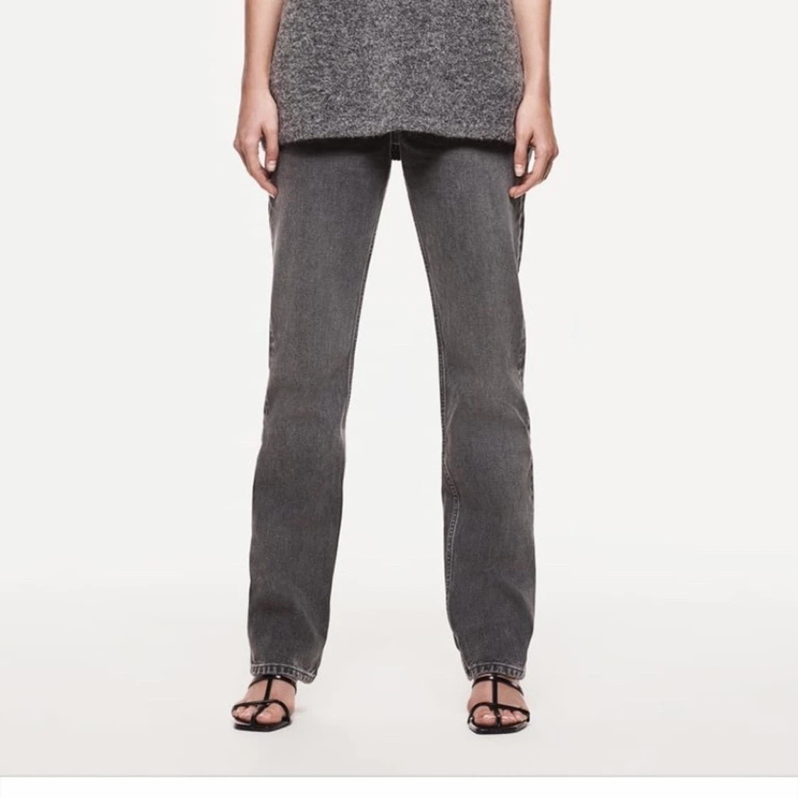 Lågmidjade raka jeans