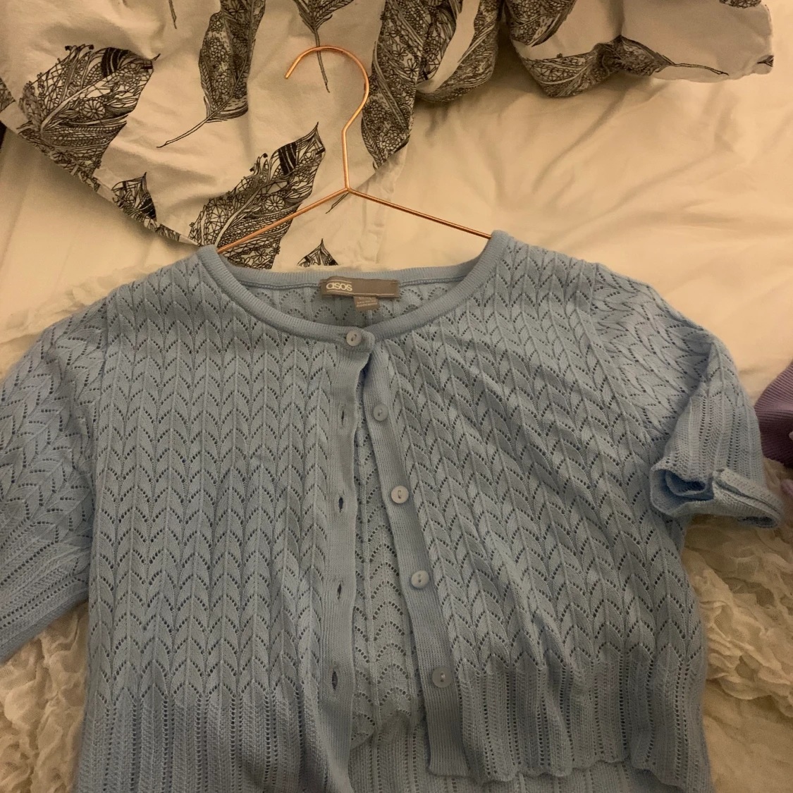 Asos kofta, ljusblå - 90