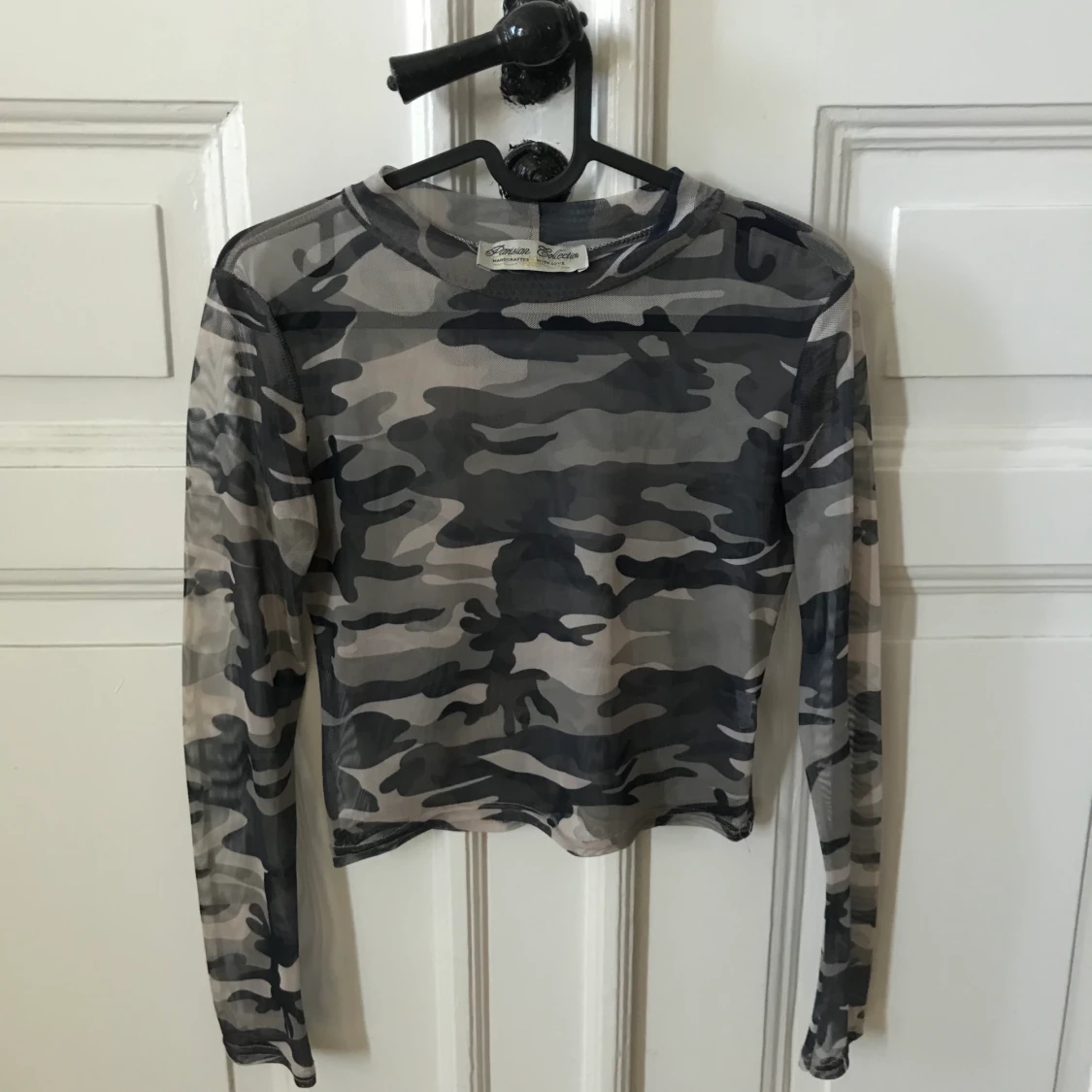 Militärmönstrad Mesh Tröja