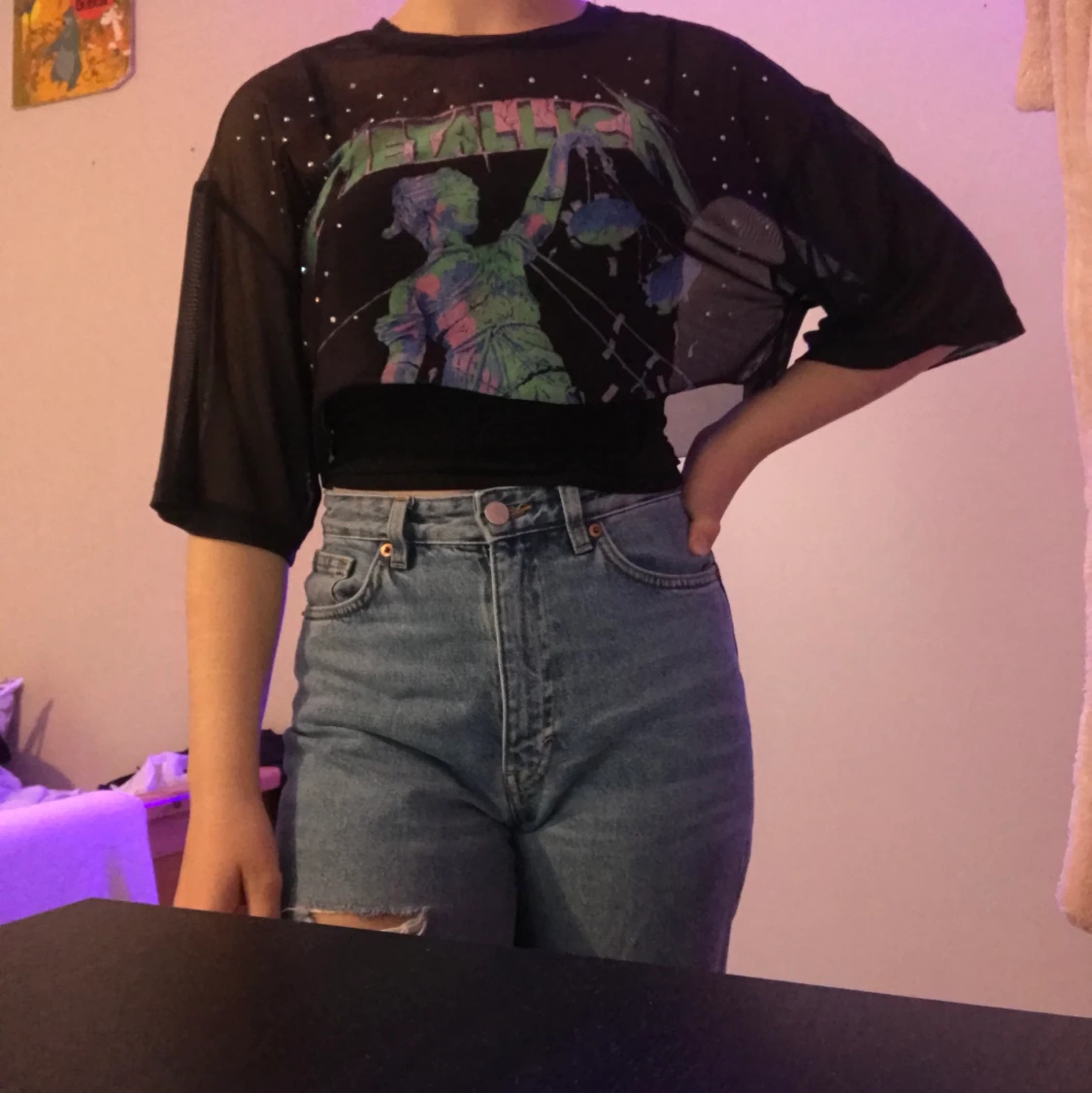 Metallica mesh tröja