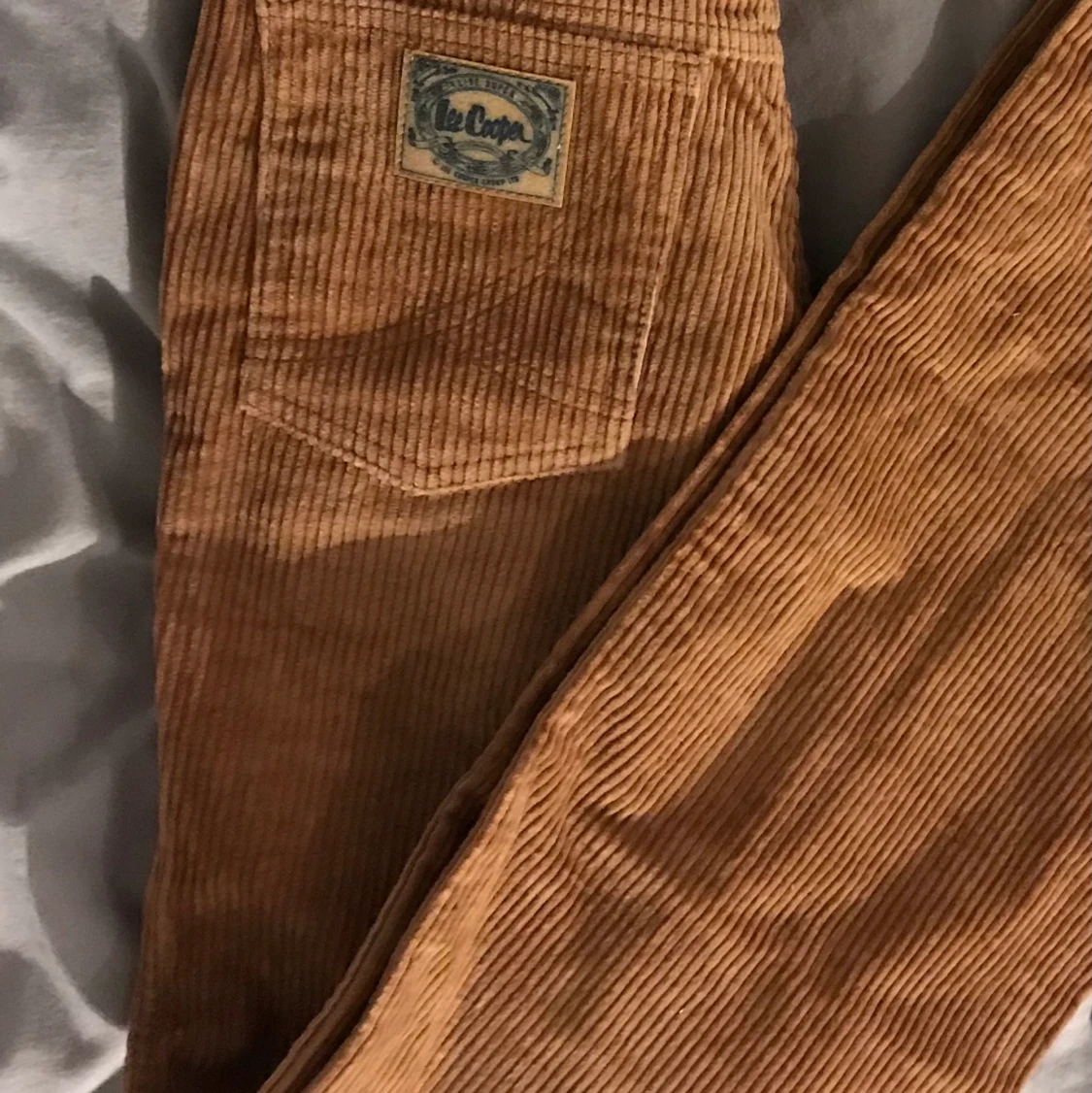 Bruna manchesterbyxor  - 90