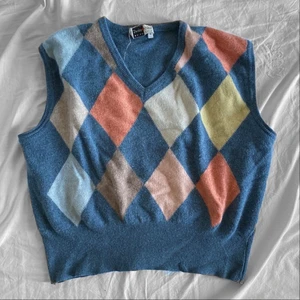 Väst - Rutig väst, lite nopprig