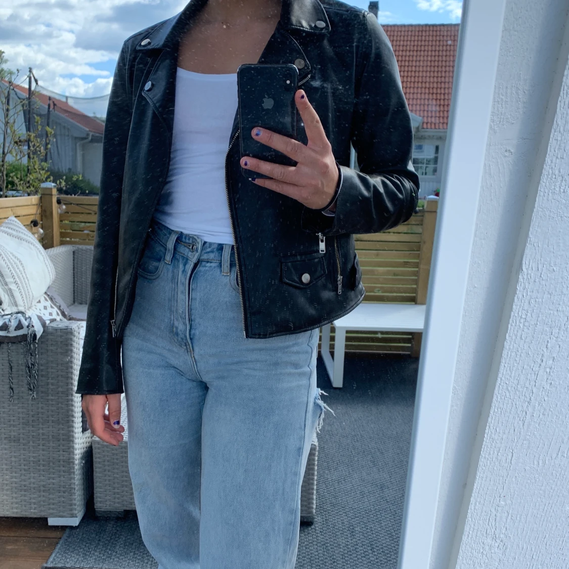 Skinnjacka från pull & bear